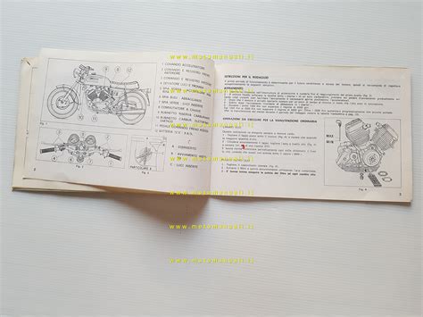 Owners Manuals Moto Morini Sport A Serie Turismo Manuale