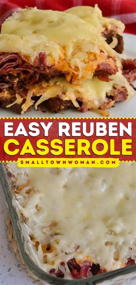 Homemade Reuben Casserole Small Town Woman