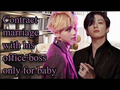 Contract Marriage With His Office Boss Only For Baby Taekook FF Oneshot