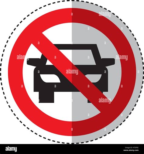 Dont Parking Traffic Sign Stock Vector Image And Art Alamy