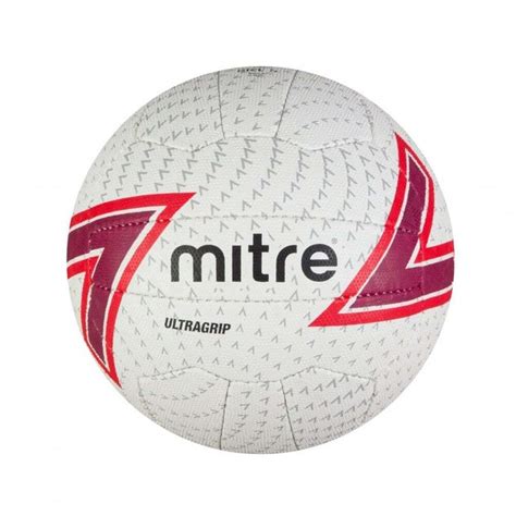 Mitre Ultragrip Netball Ball F18p Sz 4 Match Quality Trainingsport Wht