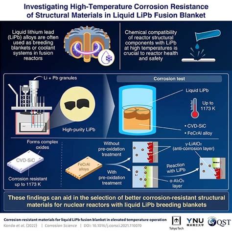 Corrosion resistance found for two fusion reactor structural materials -- ANS / Nuclear Newswire