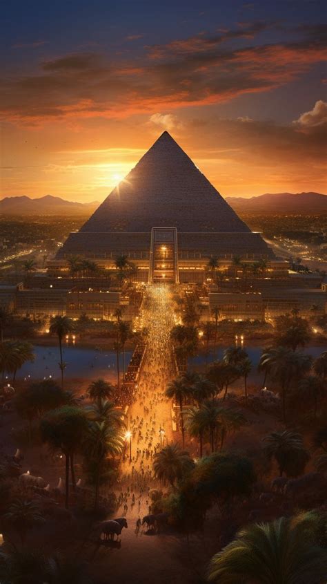 Ancient Egyptian Pyramid Art