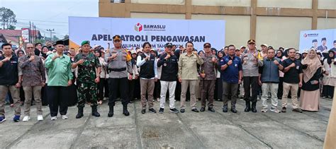 Bawaslu Gelar Apel Patroli Pengawasan Pemilu 2024 Bupati 50 Kota Ajak