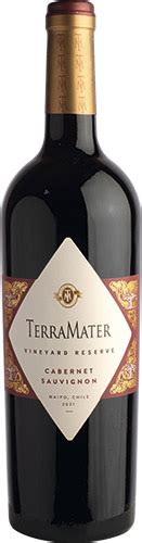 Terramater Vineyard Reserve Cabernet Sauvignon 2021 Mesa De Cata La CAV