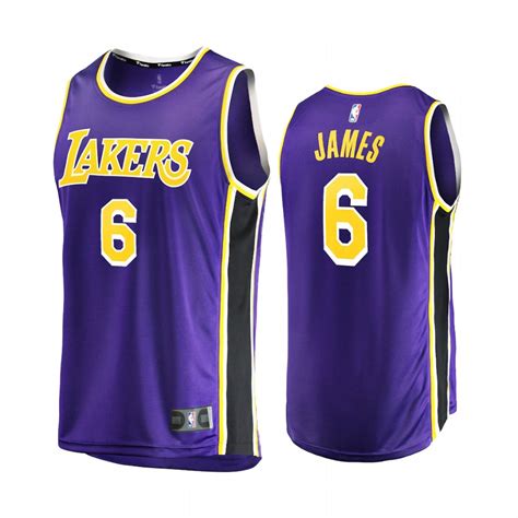 Los Angeles Lakers #6 LeBron James Jersey 2021-22 Gold Icon Edition ...