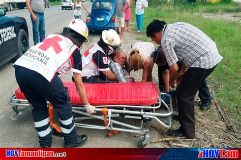 Hoy Tamaulipas Motociclista Grave Al Derrapar En El Mante