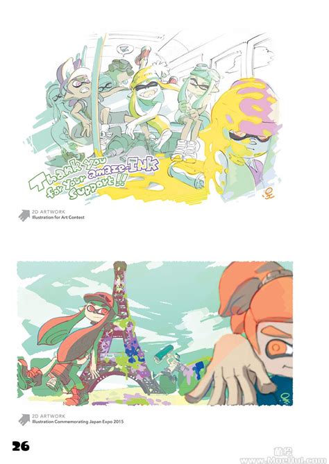 [会员][画集]the Art Of Splatoon 喷射战士设定集[330p] 萌绘