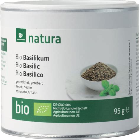 Transgourmet Sterreich Natura Bio Basilikum Getrocknet Ml