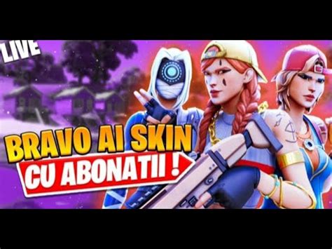 Live Fortnite Rom Nia Jucam Custom Cu Abonatii Youtube