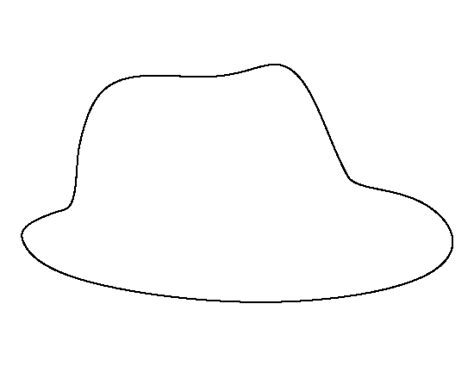 Printable Fedora Template