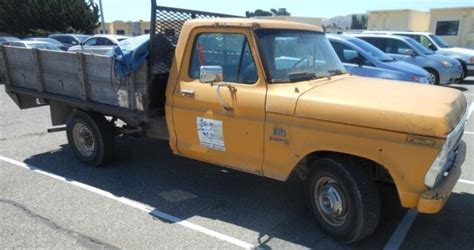 1975 Ford F 350 Custom Flat Bed Dump Truck Rtauctions For Sale