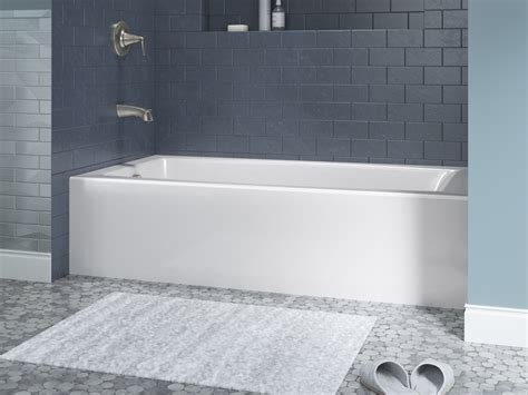 Kohler Entity In X In Alcove Bath With Integral Apron Integral