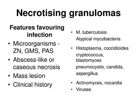 Ppt Granulomatous Diseases Of The Lung Powerpoint Presentation Free