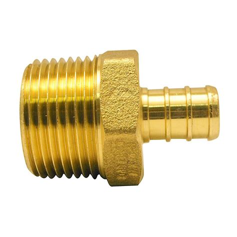 Apollo 1 2 In Brass PEX Barb X 3 4 In Male Pipe Thread Reducing