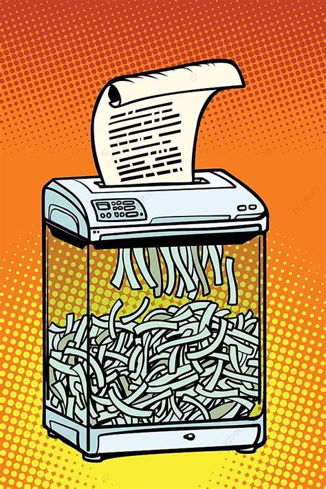 Paper Shredderoffice Appliance Secret Information Personal Shred