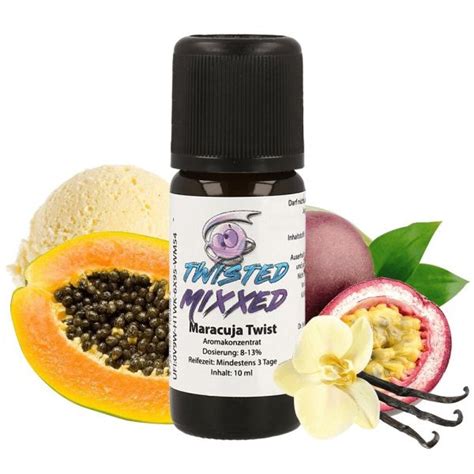 Twisted Maracuja Twist 10 ML Aroma SoloKimya Aroma Marketi