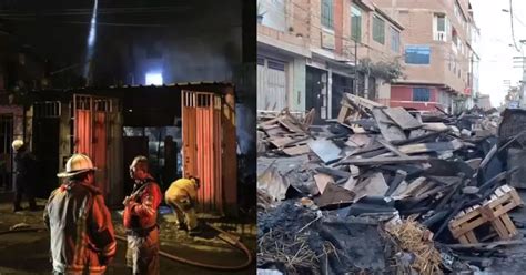 SJM incendio destruye 5 casas a pocos días de iniciar el Año Nuevo