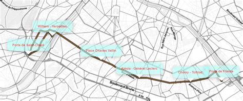Ligne bus 62 RATP Paris - plan et tracé