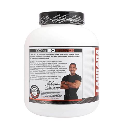 Labrada 100 Iso Hydrolyzed Whey Protein Body Building India