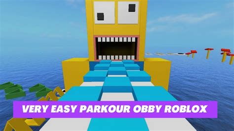 Roblox Very Easy Parkour Obby Youtube