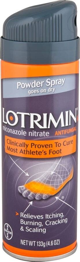 Lotrimin Antifungal Spray Powder Athlete S Foot Treatment 4 6oz