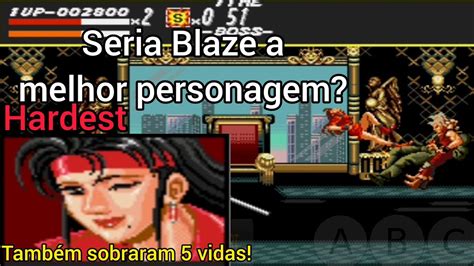 Streets Of Rage Mega Drive At Zerar No Hardest Jogando Blaze