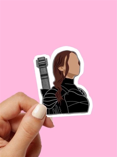 Katniss Everdeen Sticker Pre Order Etsy