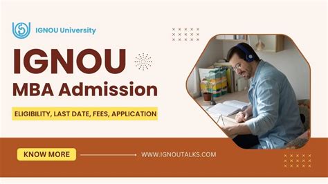 Ignou Mba Admission 2024 Last Date Eligibility Fees Process