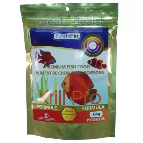 NORTHFIN KRILL PRO Formula 2mm Pellets 250g Carnivore Omnivore Premium