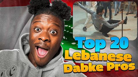 Top 20 Lebanese Dabke Pros Dance REACTION YouTube