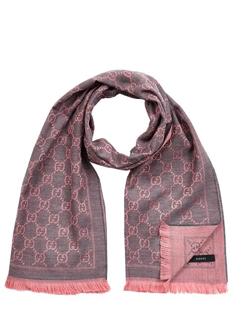 Gucci Scarf In Pink For Men Lyst