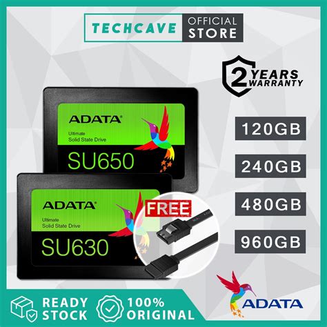 Ready Stock Adata Su630 Su650 Ssd 120gb 240 Gb 480gb 960gb 256gb 512gb 2 5 Sata