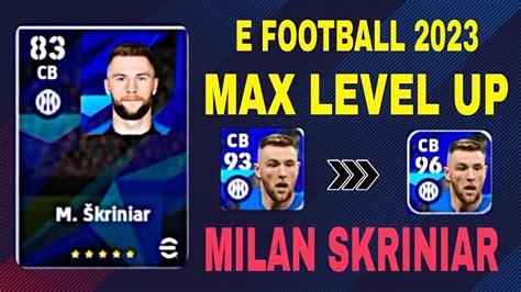 Milan Skriniar Max Training Tutorial In Efootball How To Train