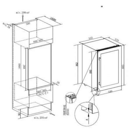 Kbs Weink Hlschrank Einbauf Hig Vino Edelstahl Mit Umluftk Hlung