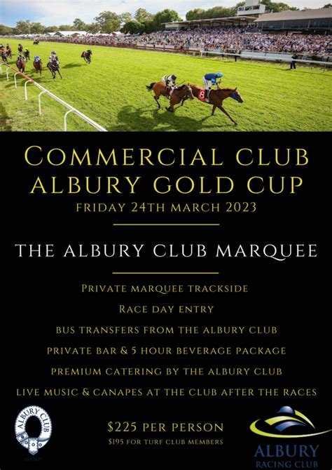 Albury Gold Cup Marquee – The Albury Club