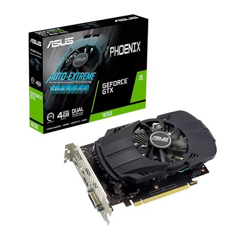 Placa De Video Asus Geforce Gtx 1650 Phoenix Evo 4gb Gddr6 128 Bit Ph Gtx1650 4gd6 P Evo