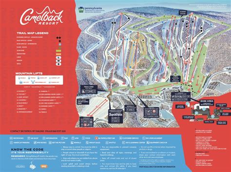 Trail Maps Camelback Ski And Resort