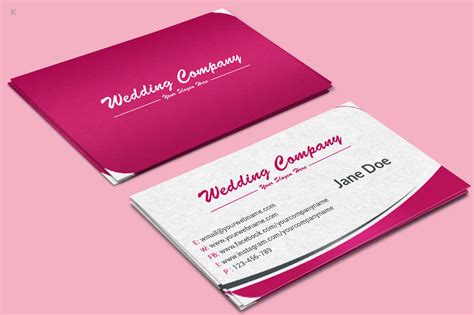 Wedding Planner Business Card By Ayme Designs Thehungryjpeg