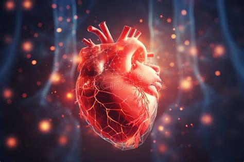 3d Illustration Of Human Body Heart Anatomy Stock Image Image Of