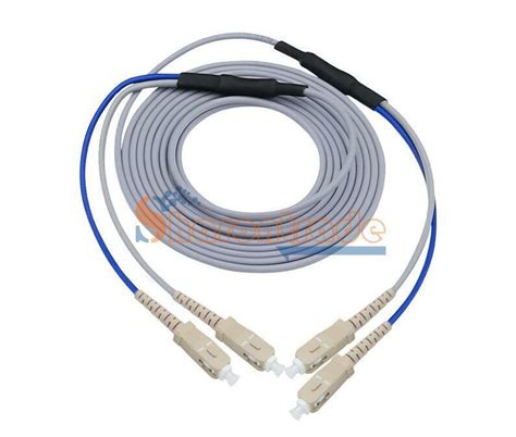 Armored Cable Fiber Patch Cord Sc To Sc Upc Pigtail Multi Mode Cables