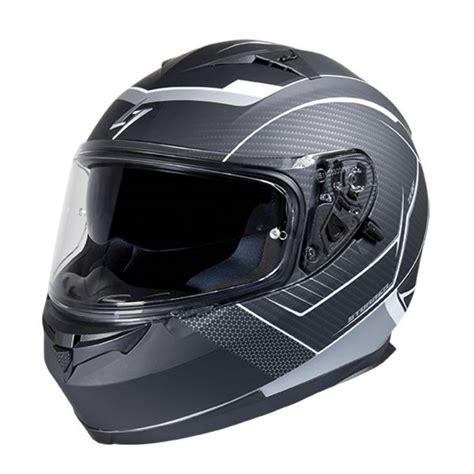 Casco Moto Stormer ZS 801 Miles Black White Metal Matt Al Miglior