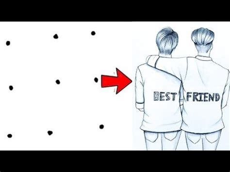 How to draw a boys best friend || very simple pencil drawing || Easy Drawing|| boys drawing easy ...