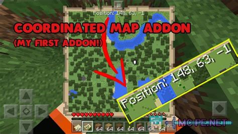 Map Coordinates Координаты на бумажной карте › Аддоны › Mcpe Ru Скачать всё для