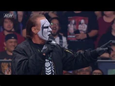 AEW Dynamite Recap For 10 18 23 Sting Announces His Final Match