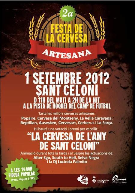 Cerveza Artesanal En Catalunya Festa De La Cervesa Artesana A Sant Celoni