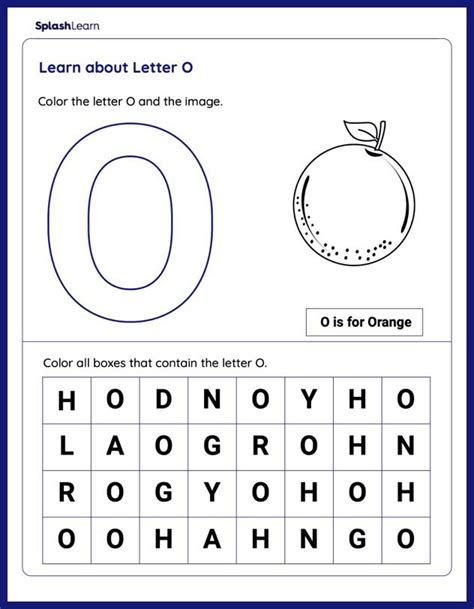 Engaging Letter O Worksheets For Preschool Fun And Educational Activities