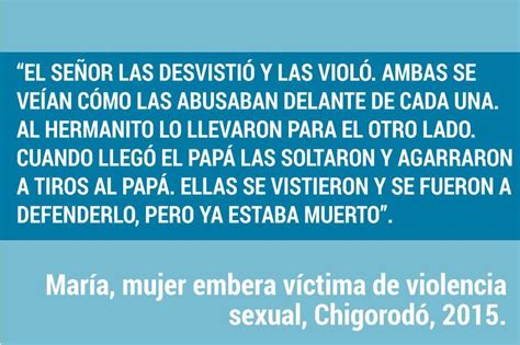 Ocho Testimonios De Violencia Contra Mujeres En El Marco Del Conflicto