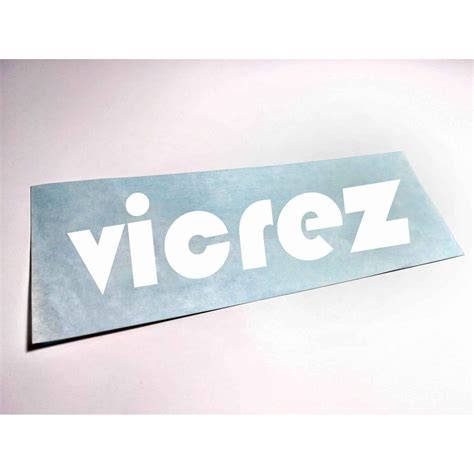 Vicrez White Vinyl Decal Sticker Vz100335