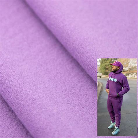 Polyester Fleece Fabric Durable Spandex Tracksuit Fabric